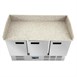 Polar G-serie saladette/pizza koelwerkwerkbank met granieten werkblad 368L