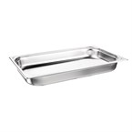 Nisbets Essentials RVS GN 1/1 bakken 65mm (3 stuks)