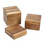 Olympia Frames acaciahouten buffetverhogers (3 stuks)