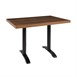 Bolero voorgeboord rechthoekig tafelblad Rustic Oak 1100x700mm
