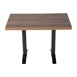 Bolero voorgeboord rechthoekig tafelblad Rustic Oak 1100x700mm
