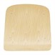 Bolero Cantina gegalvaniseerd stalen stoelen met houten zitting en rugleuning (4 stuks)