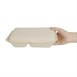 Fiesta Compostable composteerbare bagasse voedseldozen 2 compartimenten natuurlijke kleur 253mm (200 stuks)
