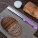 Hygiplas broodmes 21,6cm paars
