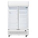Polar G-serie tweedeurs displaykoeling met lichtbak 950L klapdeuren