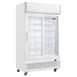 Polar G-serie tweedeurs displaykoeling met lichtbak 950L schuifdeuren