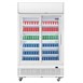Polar G-serie tweedeurs displaykoeling met lichtbak 950L schuifdeuren