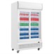 Polar G-serie tweedeurs displaykoeling met lichtbak 950L schuifdeuren