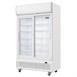 Polar G-serie tweedeurs displaykoeling met lichtbak 950L schuifdeuren