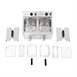 Buffalo dubbele inductie friteuse 2x 3000W