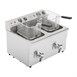 Buffalo dubbele inductie friteuse 2x 3000W