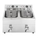 Buffalo dubbele inductie friteuse 2x 3000W