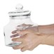Olympia glazen voorraadpot vierkant 2,4L