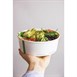 Vegware 185-Serie Composteerbare Bon Appetit Brede PLA-gevoerde Papieren Voedingsschalen