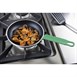 Hygiplas Teflon Platinum Plus anti-aanbak koekenpan 200mm groen handvat