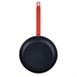 Hygiplas Teflon Platinum Plus anti-aanbak koekenpan 28cm rood handvat
