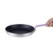 Hygiplas Teflon Platinum Plus anti-aanbak koekenpan 280mm paars handvat
