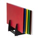 Hygiplas LDPE snijplanken set met rek 450x300x10mm (Set van 6)