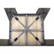 Bolero Bistro stalen barkruk met houten zitting - grijs (4 stuks)