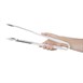Hygiplas kleurcode serveertang wit 40,5cm