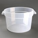 Vogue polypropyleen ronde vershoudbak 10L