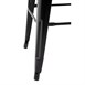 Bolero Bistro hoge barstoel met houten zitting zwart (4 stuks)