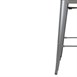 Bolero Bistro hoge barstoel met houten zitting grijs (4 stuks)