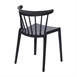 Windson polypropyleen stoelen antraciet (4 stuks)
