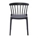 Windson polypropyleen stoelen antraciet (4 stuks)