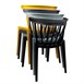 Windson polypropyleen stoelen antraciet (4 stuks)
