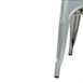 Bolero Bistro gegalvaniseerd stalen stoelen met houten zitting (4 stuks)