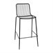 Bolero RVS barkruk zwart (4 stuks)