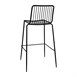 Bolero RVS barkruk zwart (4 stuks)