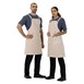 Southside Cotton canvas halterschort grijs