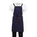 Southside Cotton canvas halterschort marineblauw