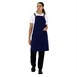 Southside Cotton canvas halterschort marineblauw