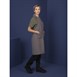 Southside Cotton canvas halterschort washed grijs