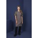 Southside Cotton canvas halterschort washed grijs