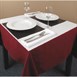 Papieren tafelkleed glanzend wit (400 stuks)
