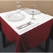 Papieren tafelkleed glanzend wit (400 stuks)