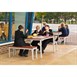 Enviro buitenbank van imitatiehout met walnooteffect 105cm