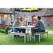 Enviro buitenbank van imitatiehout met walnooteffect 105cm