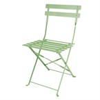 Bolero stalen klapstoelen lichtgroen (2 stuks)