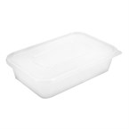 Premium afhaalmaaltijden containers met deksel (pak van 250)