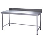 Parry volledig gelaste roestvrijstalen wandtafel 1200x700 mm