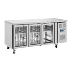 Polar U-serie driedeurs displaykoeling laag model 358L