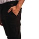Stretch Slim Combat Broek Zwart