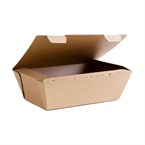 Vegware composteerbare ribkartonnen bakjes groot 60(H)x 130(B)x 195(D)mm (300 stuks)
