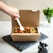 Vegware composteerbare ribkartonnen bakjes groot 60(H)x 130(B)x 195(D)mm (300 stuks)