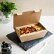Vegware composteerbare ribkartonnen bakjes groot 60(H)x 130(B)x 195(D)mm (300 stuks)